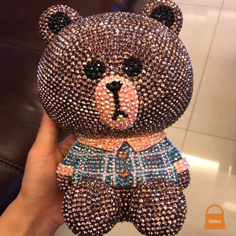 Bearbrick series - Gấu đính đá thời thượng handmade cho bé và mọi lứa tuổi