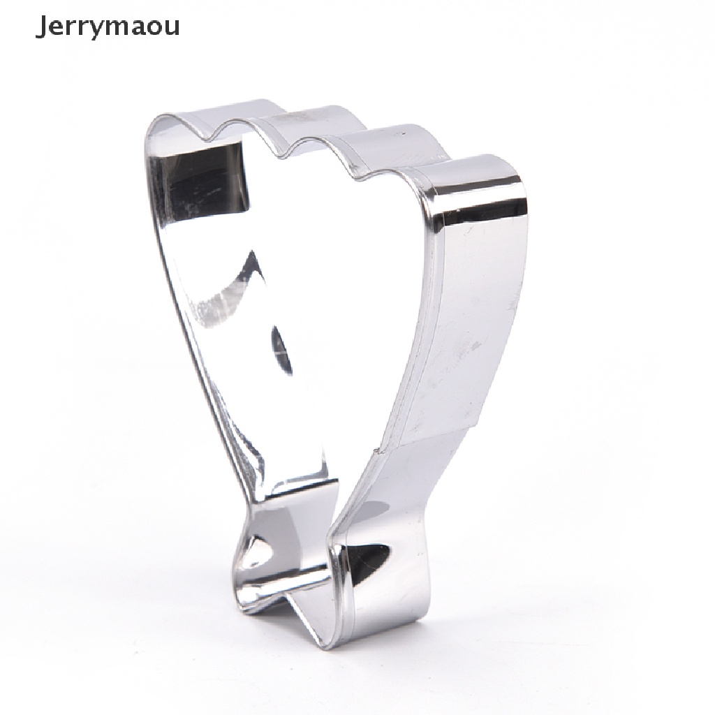 Khuôn cắt bánh quy hình váy cưới công chúa màu bạc