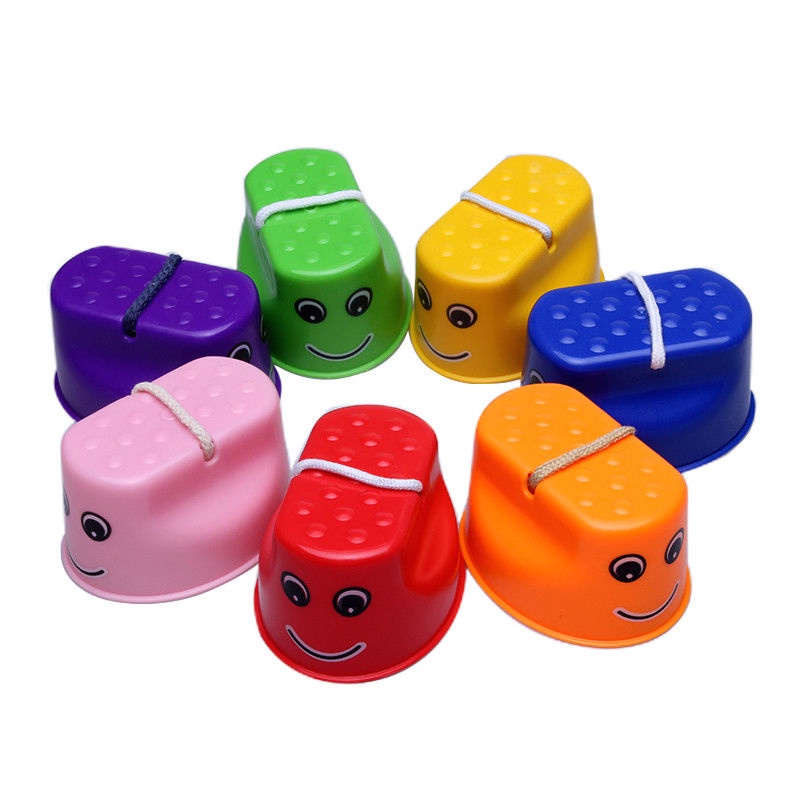 Set 2 Cốc Đồ Chơi Cân Bằng Hình Mặt Cười Vui Nhộn Cho Bé