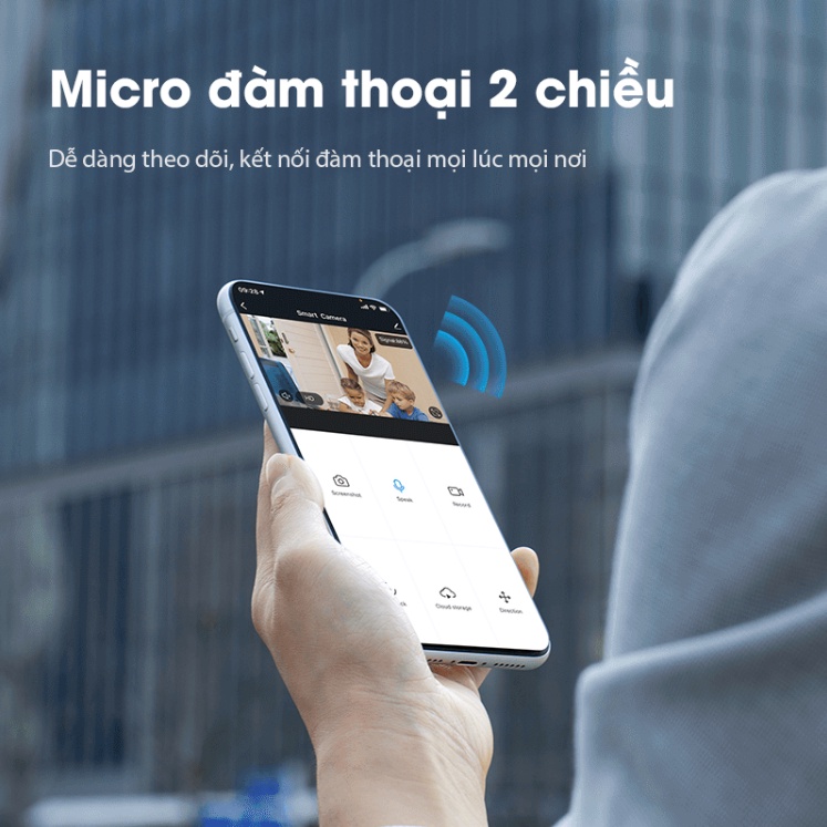 Camera Mini Wifi Thông Minh Acome Quan Sát Chuyển Động Đàm Thoại 2 Chiều Quan Sát Ban Đêm Chế Độ Xem Lại