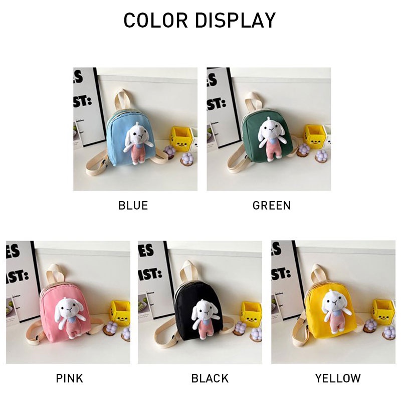 Balo YADOU gắn hình thỏ dễ thương thời trang cho bé trai và gái