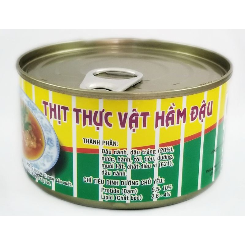 Thịt hầm đậu chay_ Đồ hộp chay