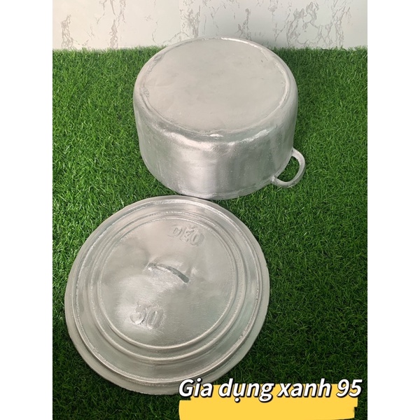 Nồi gang đúc số 30 đường kính 29cm đã doa bóng đẹp