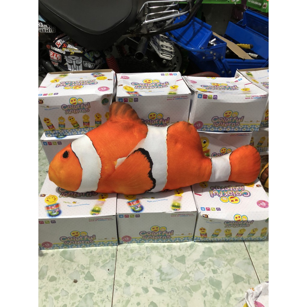 GỐI ÔM 3D HÌNH CÁ VÀNG NEMO SIÊU ĐẸP