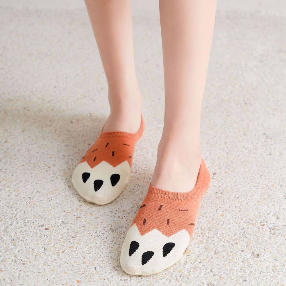 Đôi tất cotton mỏng họa tiết bàn chân mèo dễ thương phong cách Nhật Bản cho nữ