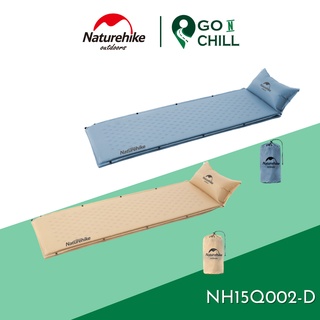 Đệm tự bơm hơi kèm gối, đệm dã ngoại tự phồng Naturehike NH15Q002-D