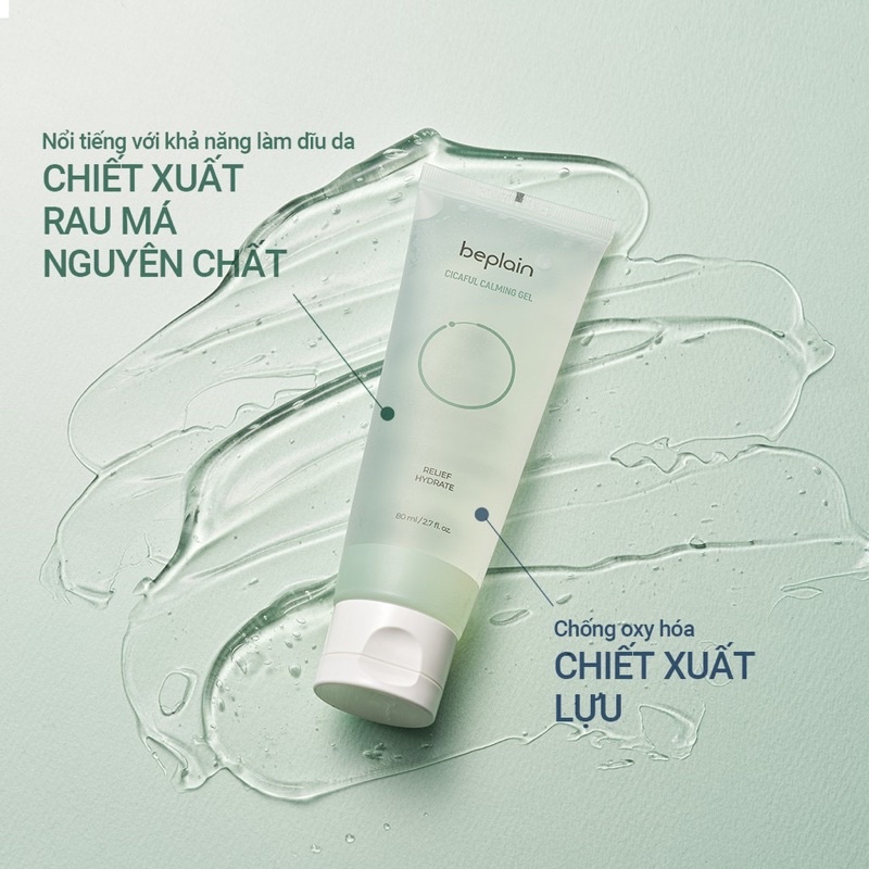 Gel dưỡng âme Beplain rau má phục hồi dịu da tức thì
