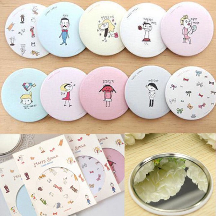 [Mã 151LSSALE giảm 10k đơn 50k] Gương trang điểm mini bỏ túi Hàn Quốc dễ thương cute TODAC GIÁ TỐT