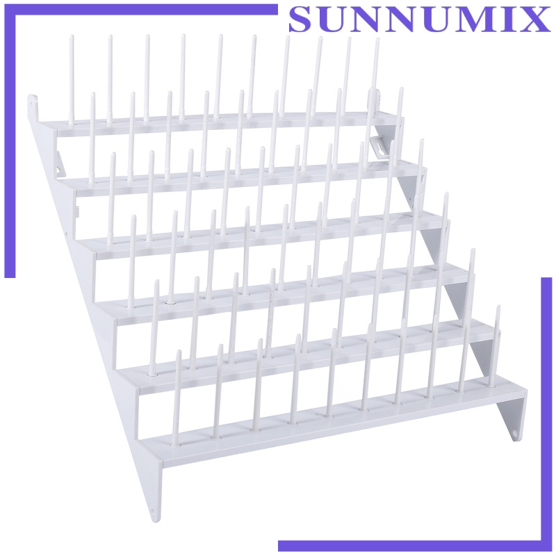 [SUNNIMIX]Sewing Thread Rack Needlework 60 Spool Holder Organizer Stand