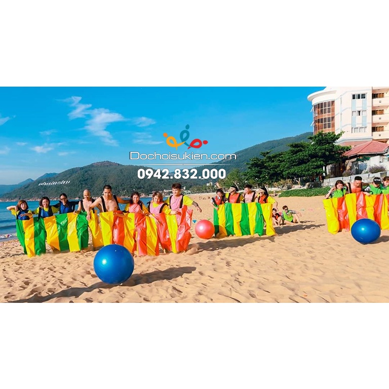 Quần team 4 người chơi - quần team khổng lồ, đồ chơi teambuilding