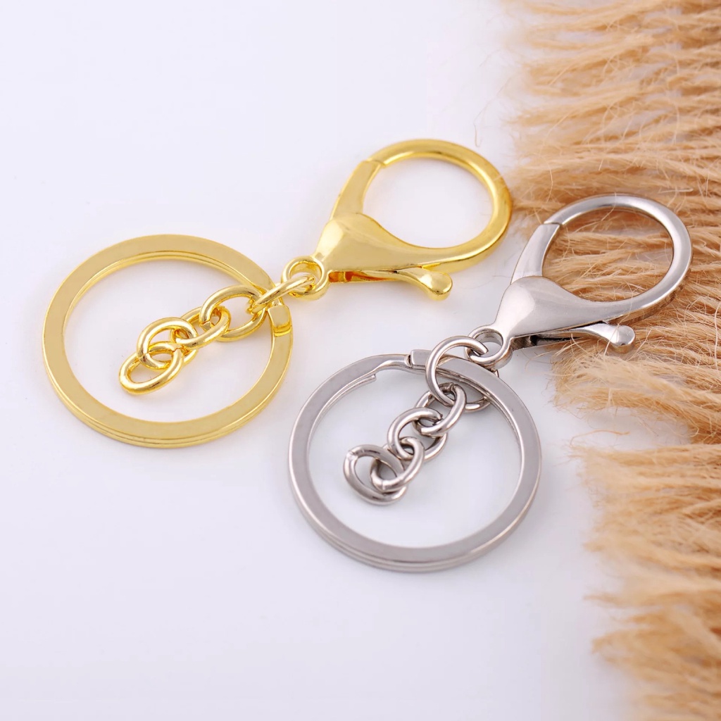 Set 5 Móc Khóa Kim Loại Làm Trang Sức Thủ Công