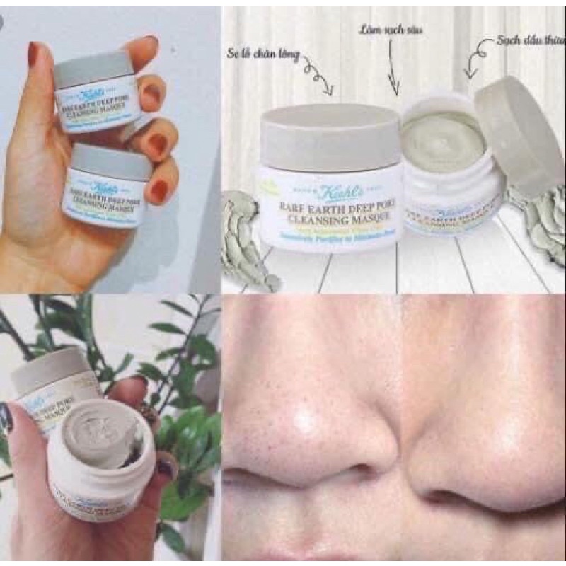 Mặt nạ mask đất sét Keilhs hàng Pháp