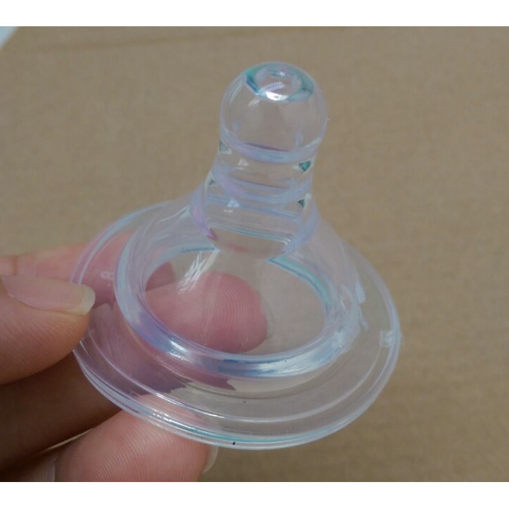 [ SIÊU MỀM] Núm vú Silicone cổ rộng Dolphin ( 2 cái/vĩ)