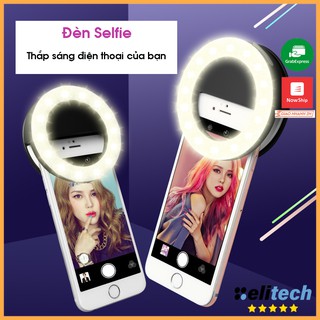 Đèn led tròn đèn selfie hàn quốc, đèn hỗ trợ sáng cho điện thoại livestream chụp ảnh bằng camera trước