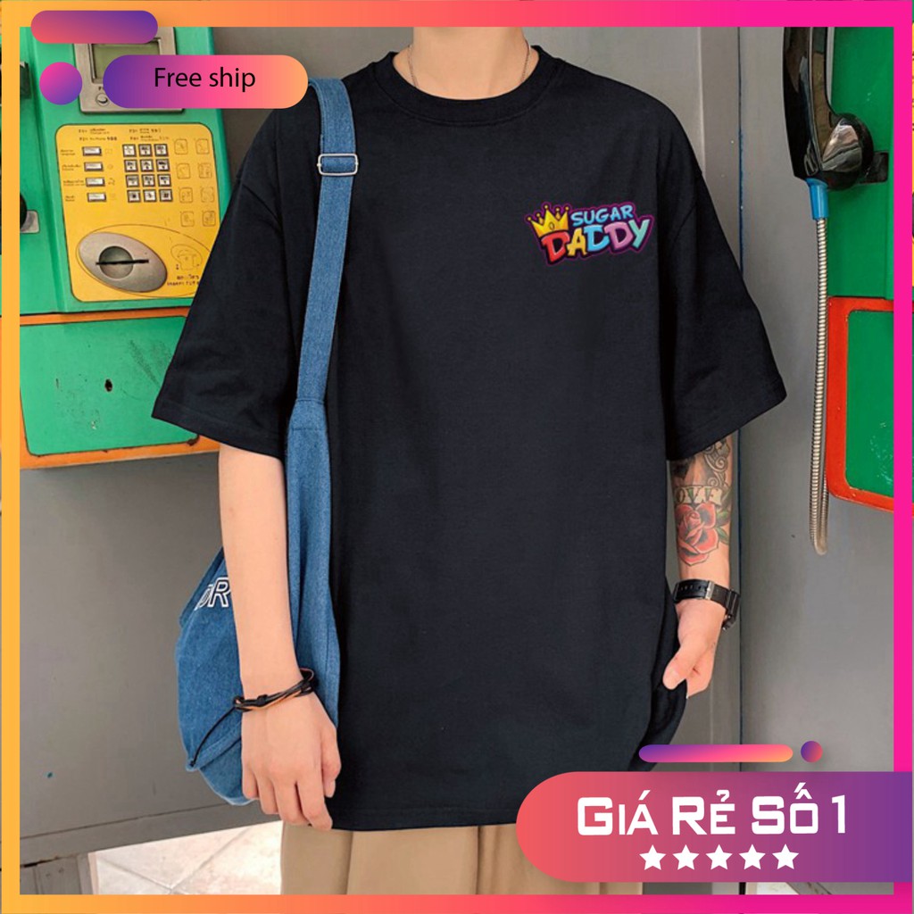 Áo Thun Tay Lỡ Unisex Form Rộng Nam Nữ Sugar Daddy Basic Tee