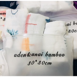 SET 3 KHĂN SỮA ADEN SỢI TRE KT30*30
