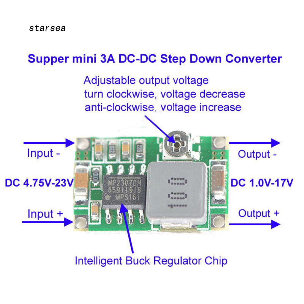 Bộ điều chỉnh điện áp DC 4.75V-23V sang DC 1.0V-17V
