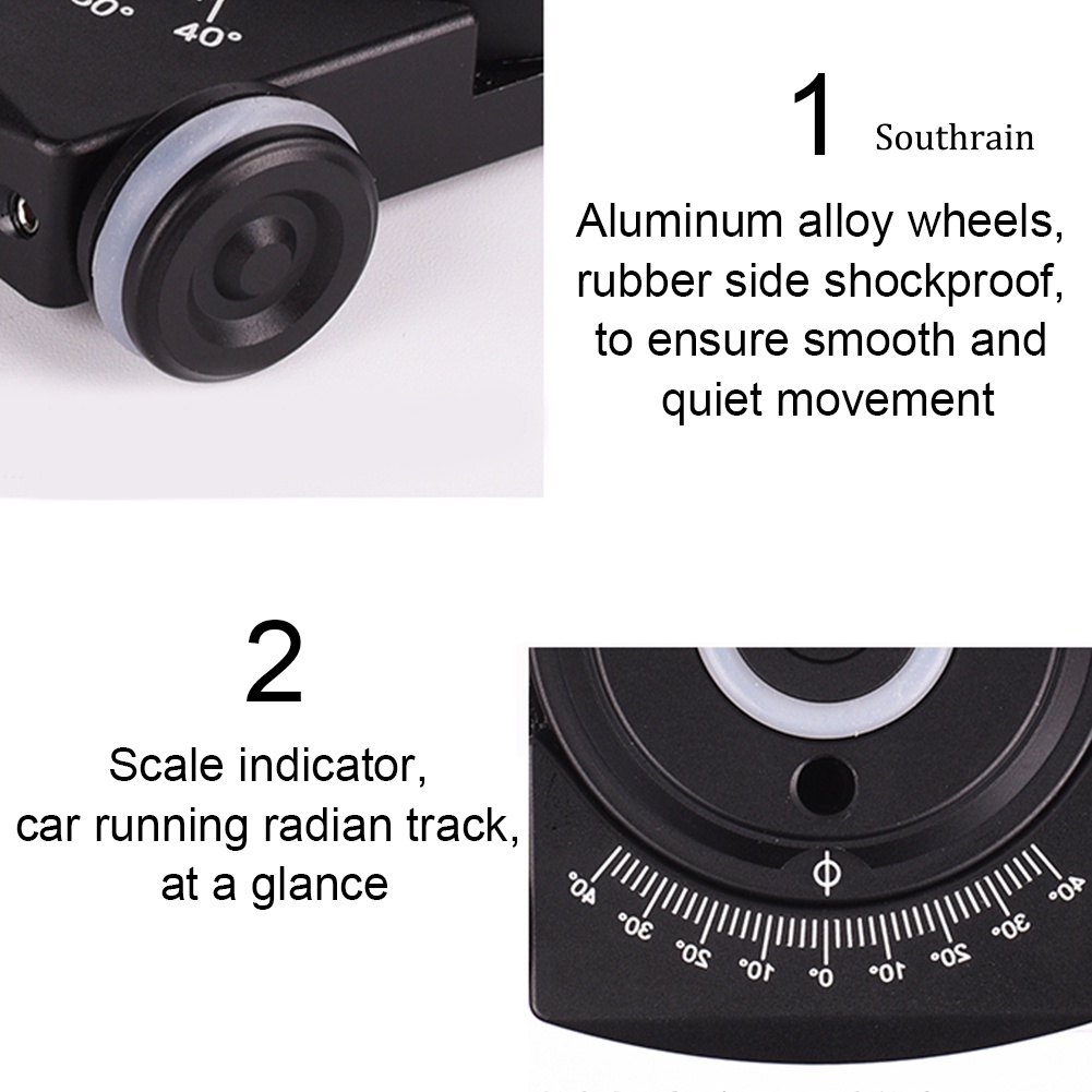 SOU--Aluminum Alloy Four-wheel Video Dolly Rolling Sliding Stabilizer Skater Slider