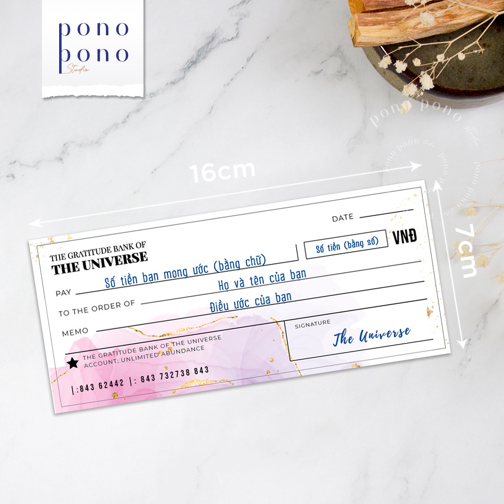 Tấm Séc Nhiệm Màu | The Magic Check | Ngân phiếu diệu kỳ 28 ngày thực hành Lòng biết ơn