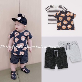 SET 3 ÁO PHÔNG GẤU CHO BÉ COTTON