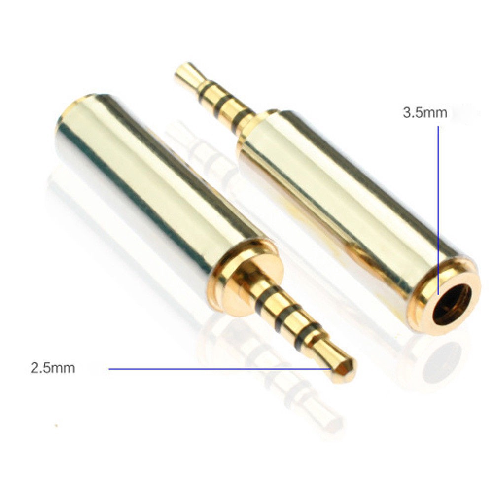 Đầu Nối Chuyển Đổi Từ Jack 3.5mm Sang Lỗ Cắm 2.5mm Hoặc Jack 2.5mm Sang Lỗ Cắm 3.5mm