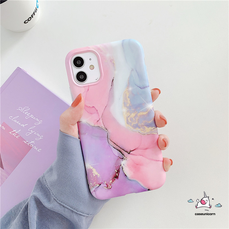 Ốp điện thoại IMD Silicon mềm họa tiết đá cẩm thạch thời trang cho iPhone 12 7 Plus 8 Plus 12 mini 7 8 X XR XS MAX 11 12 Pro Max | BigBuy360 - bigbuy360.vn