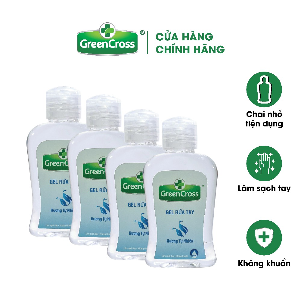 Gel Rửa Tay Green Cross Hương Tự Nhiên Dành Cho Trẻ Em (100ml)