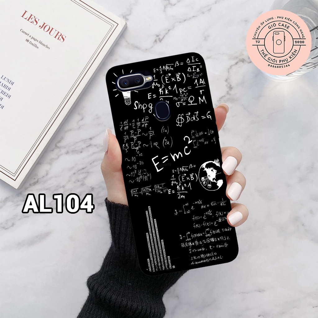Ốp điện thoại OPPO F9/ A7/ A5S/ A12 - Ốp lưng OPPO in hình họa tiết vũ trụ,công thức toán học,bền,đẹp