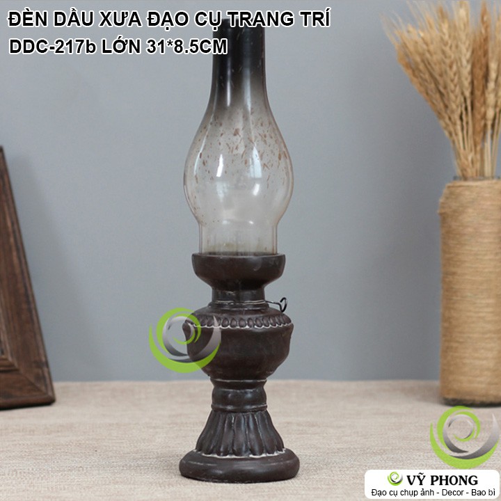 CÂY ĐÈN DẦU XƯA PHỤC CỔ TRANG TRÍ CHỤP HÌNH DECOR ĐẠO CỤ CHỤP ẢNH SẢN PHẨM INS DDC-217