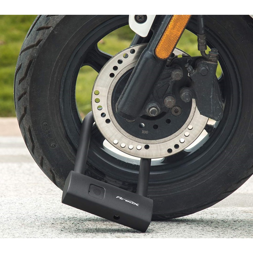 KHÓA XE VÂN TAY CHỮ U XIAOMI AREOX U8 LOẠI NGẮN : Chính Hãng