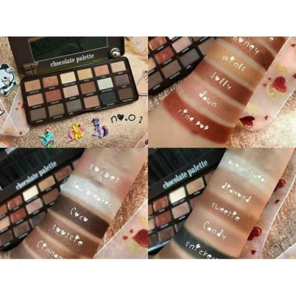 Bảng Màu Mắt 18 ô SIVANNA COLORS The Sweetest & Chocolate Palette