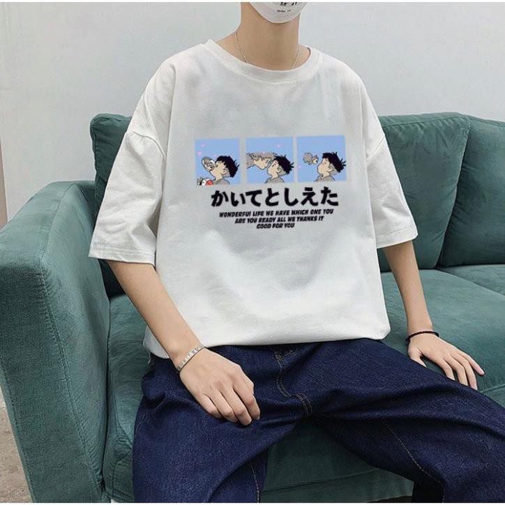 Áo Phông Nam Nữ Tay Lỡ Unisex - Hàng Cao Cấp Loại 1, Phong Cách Trẻ Trung ,Chất Liệu Thun Cotton Dày Mịn Thoansg Mát
