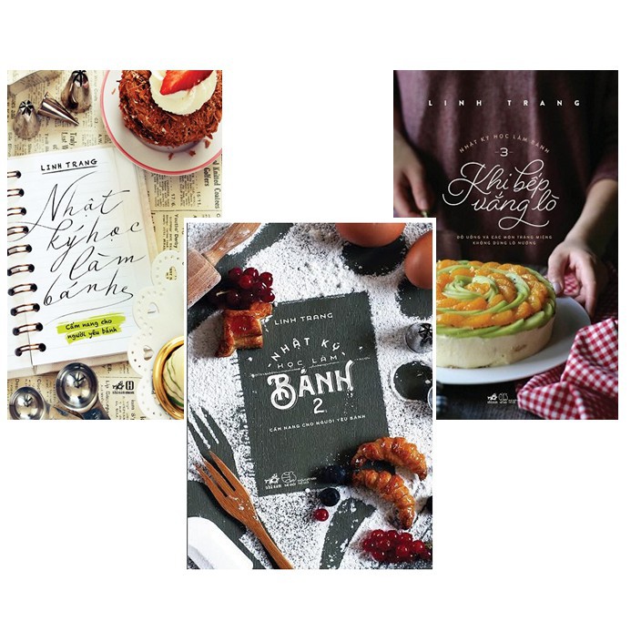 Sách - Nhật Ký Học Làm Bánh 1,2,3 (lẻ, tuỳ chọn)- Linh Trang