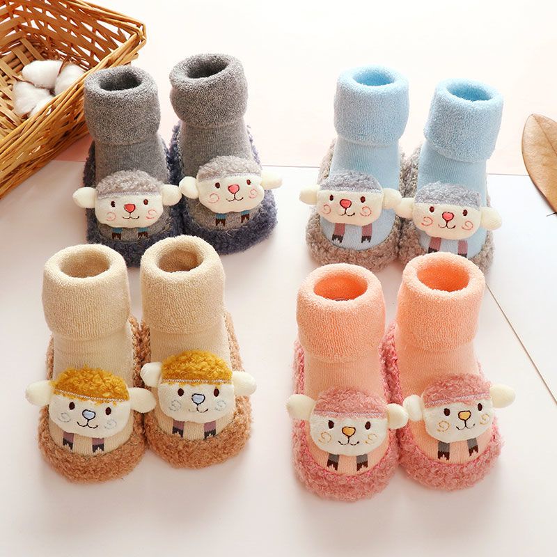 Giày Vớ Dày Đế Mềm Chống Trượt Cho Bé Tập Đi