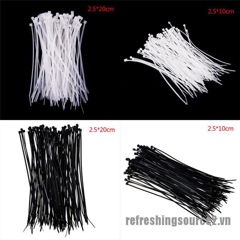 Bộ 100 nylon Trắng / Đen Tiện Lợi Chất Lượng