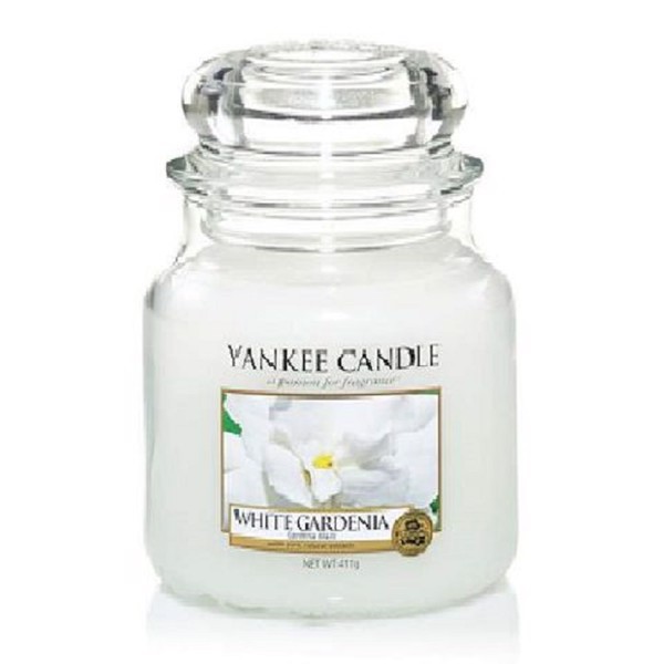 Hũ nến thơm White Gardenia Yankee Candle YAN8357 (Size M 411g)