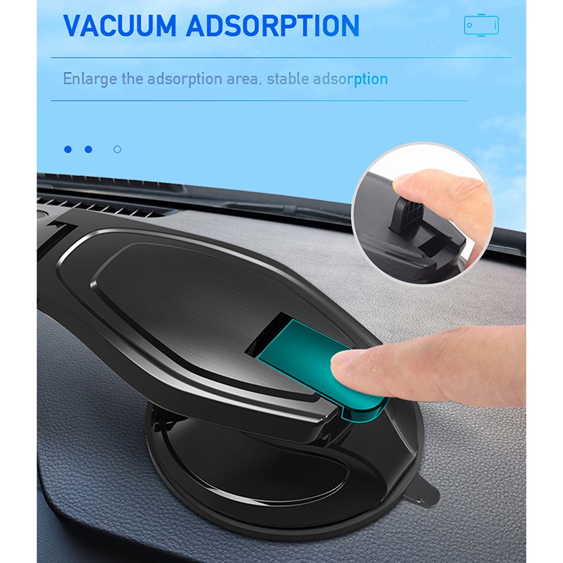 Giá đỡ điện thoại SEAMETAL có giác hút gắn bảng điều khiển xe hơi hỗ trợ điều hướng xoay được 360 độ chống rung tiện lợi