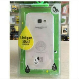 Ốp lưng silicon trong suốt cho galaxy A5 2017 hiệu ou case