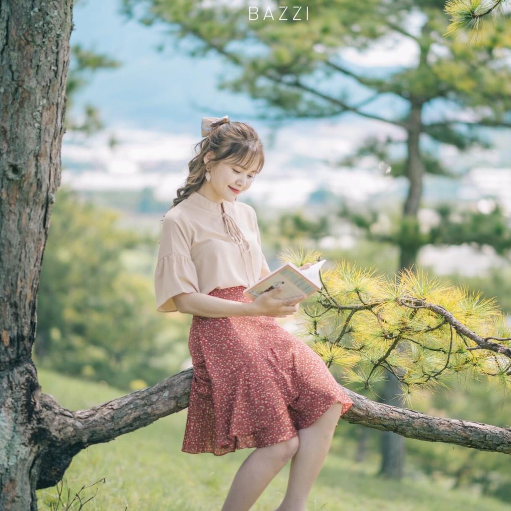 Chân váy dài vạt bèo | BigBuy360 - bigbuy360.vn