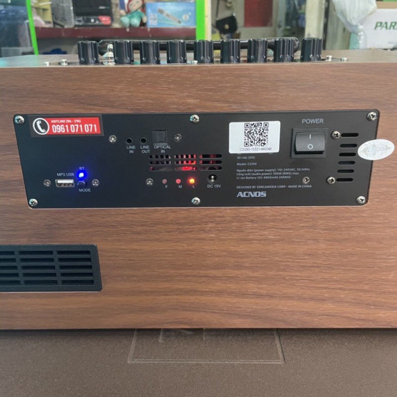 Dàn karaOke di động ACNOS CS-390