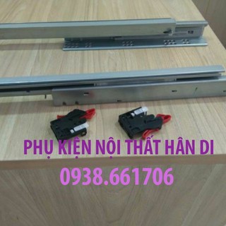 Bộ gồm 2 ray âm giảm chấn mở toàn phần 350 mm