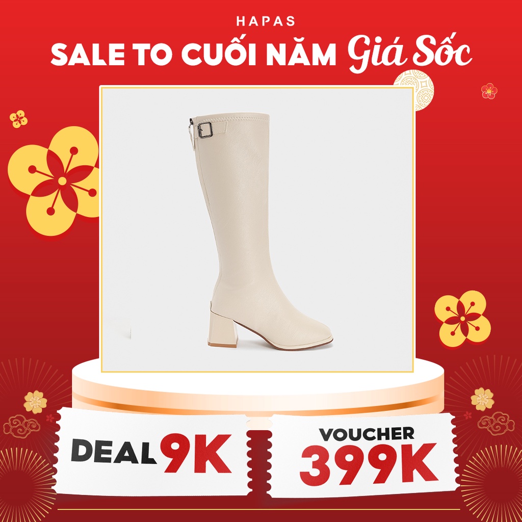 Giầy Bốt Nữ Boot Đùi Khoá Gài 5Phân HAPAS - BOT538 | BigBuy360 - bigbuy360.vn