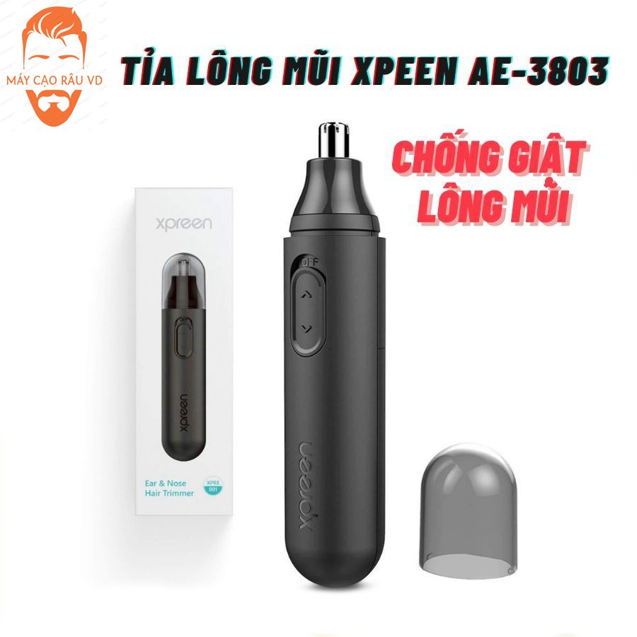 Máy cắt lông mũi 𝑭𝑹𝑬𝑬𝑺𝑯𝑰𝑷  máy tỉa lông mũi Xpreen AE3803 hàng cao cấp , chống giật lông mũi