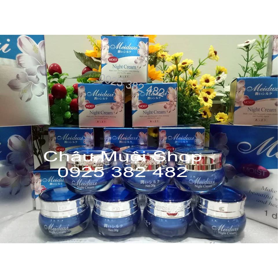 Kem  Meiduzi Đêm - Dưỡng Trắng Da Chống Lão Hoá, Chống Tia UVA Và UVB