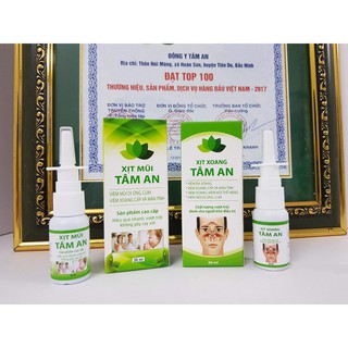 [SP CHÍNH HÃNG]Xịt Xoang Tâm An