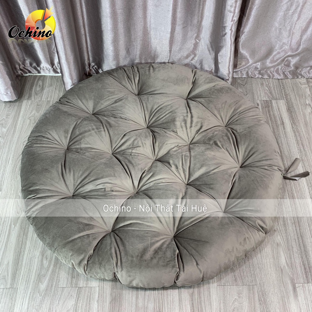 Đệm Ngồi Ghế Papasan, Nệm Ngồi Ghế Mây Cap Cấp Size 1M1 (Ảnh Thật)
