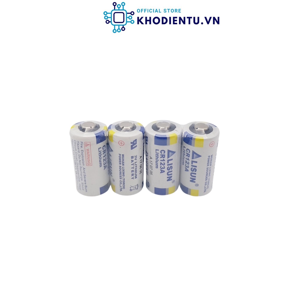 Pin CR123A 3V Dung Lượng Cao Không Sạc