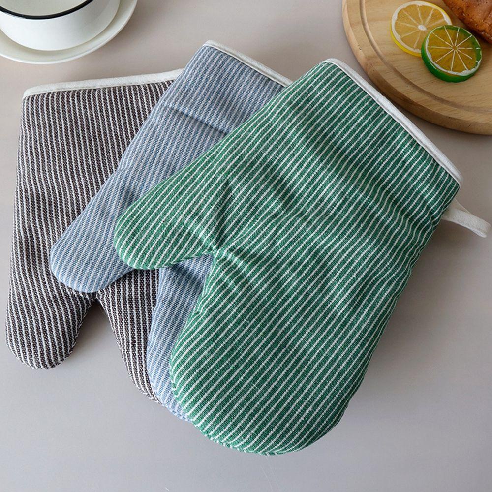 Găng Tay Bằng Cotton Cách Nhiệt An Toàn Cho Lò Vi Sóng