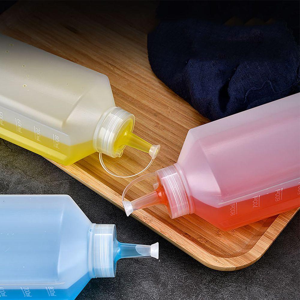 Chai Nhựa Đựng Sốt 800 / 1000ml Chống Bụi Tiện Dụng