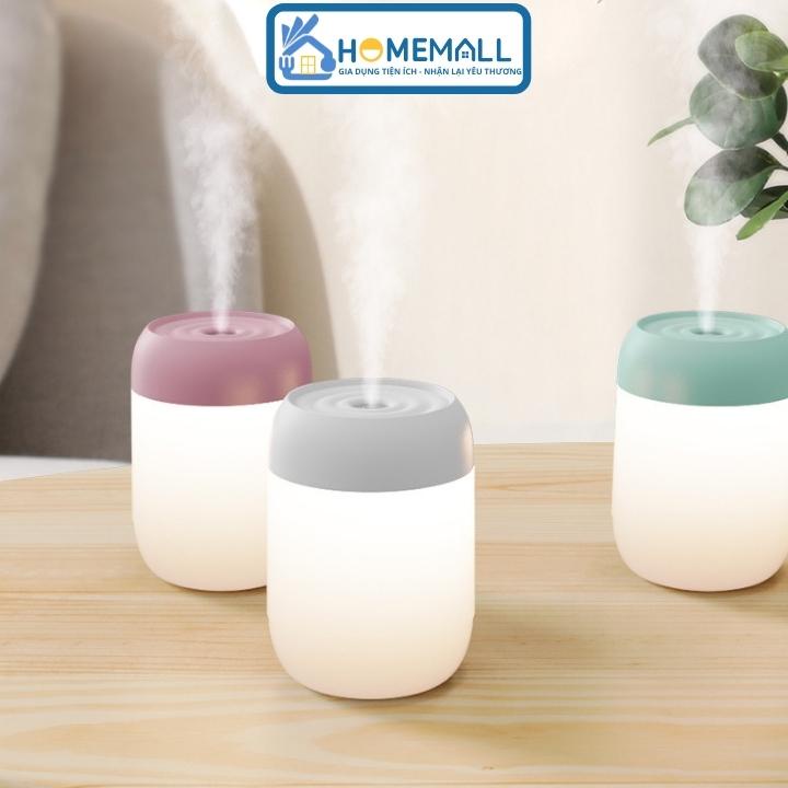 Máy xông tinh dầu kiêm đèn ngủ - Máy phun sương tạo ẩm khuếch tán tinh dầu dung tích 260ml MX9